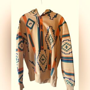 Champion Reverse Weave Hoodie Aztec Southwestern Tribal Limited Edition Hoodie